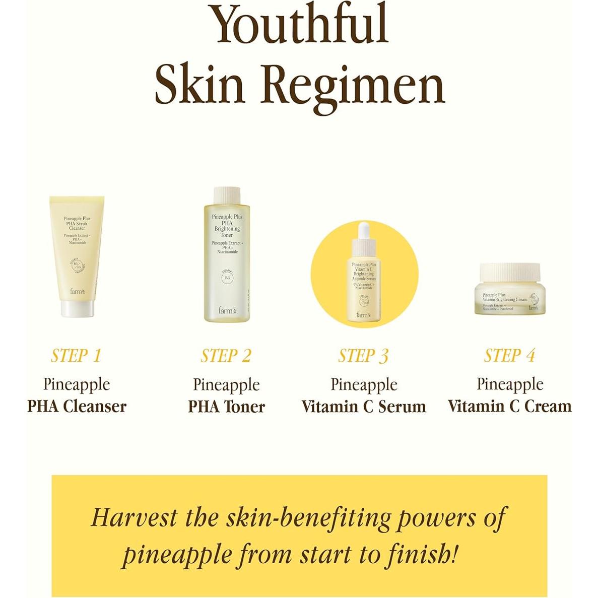 Suero Ampoule de Vitamina C Piña Farm Rx 30ml Vegano