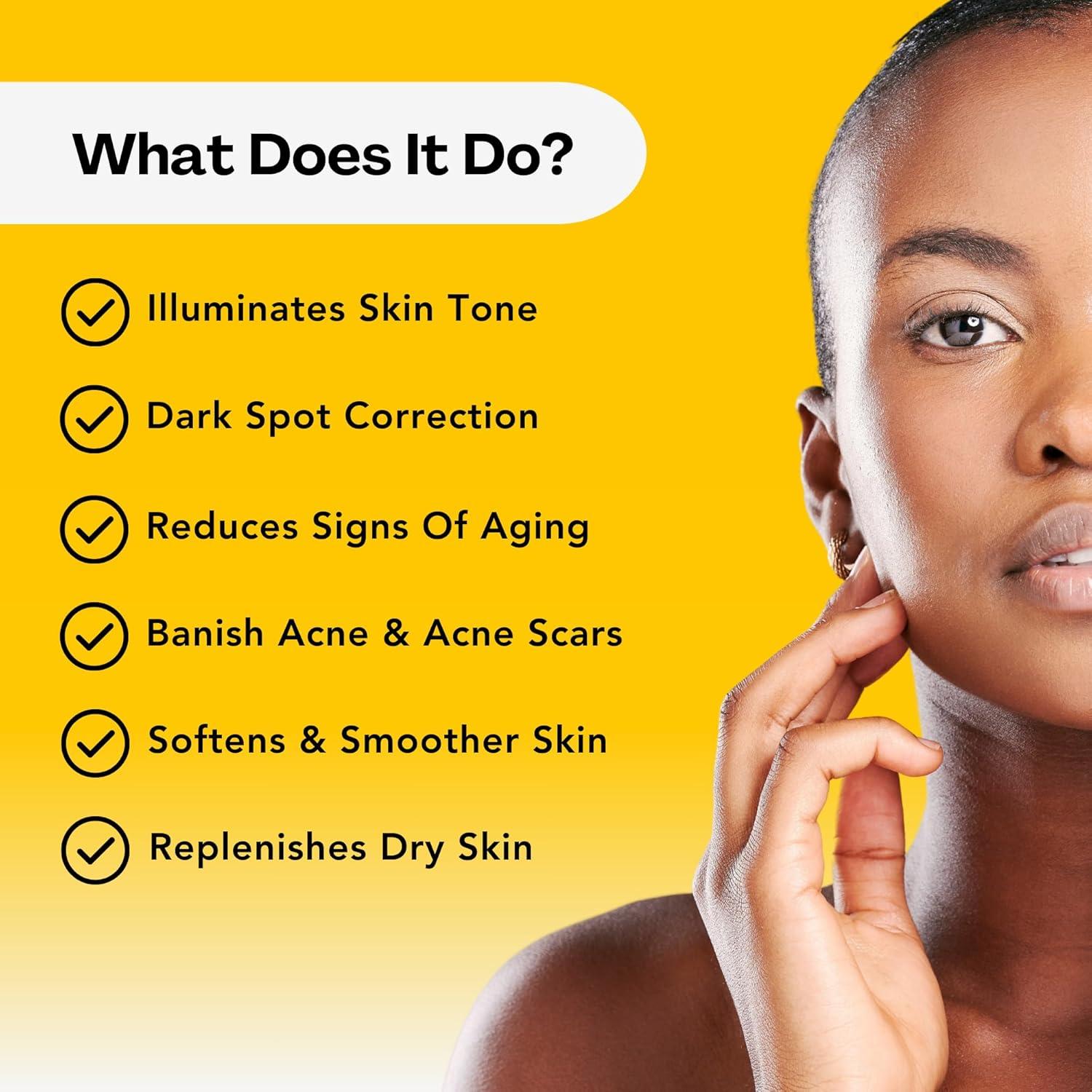 Suero Facial Natural OLA HONI 29.57 ml - Ácido Kójico y Cúrcuma