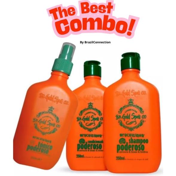 Tónico Capilar Gold Spell 250 ml - Sin Enjuague, Nutritivo