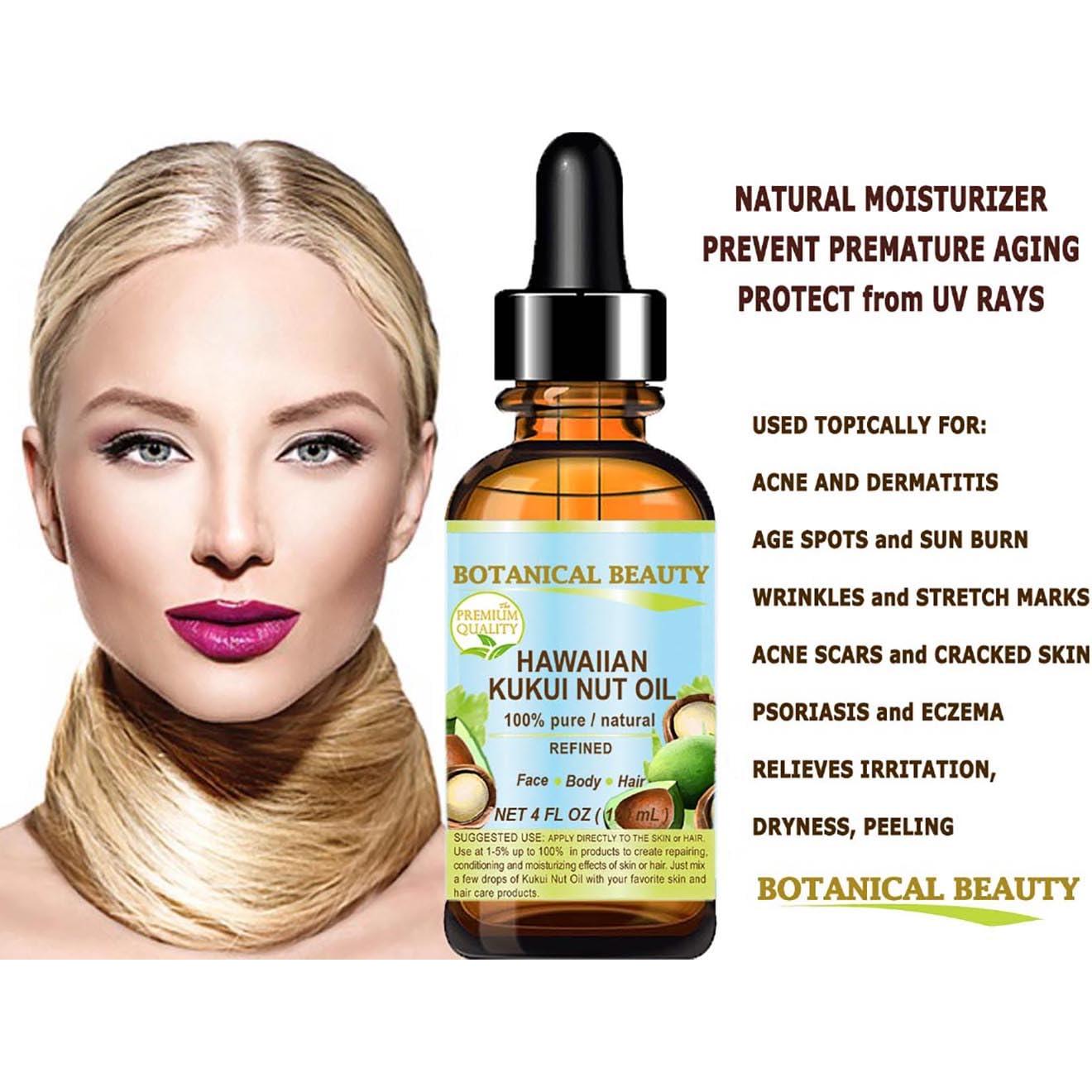 Aceite de Nuez Kukui 100% Puro Belleza Botánica 120 ml