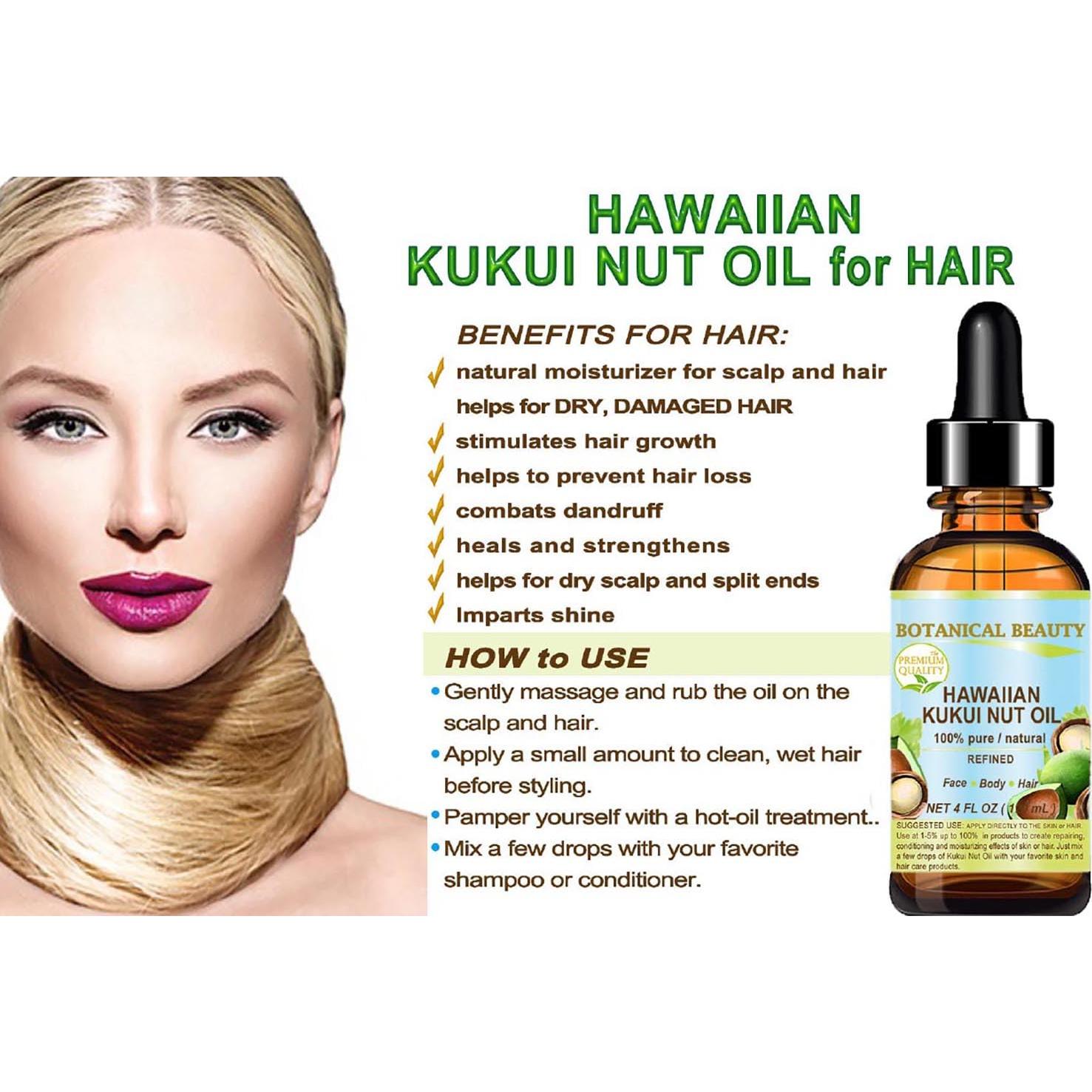 Aceite de Nuez Kukui 100% Puro Belleza Botánica 120 ml