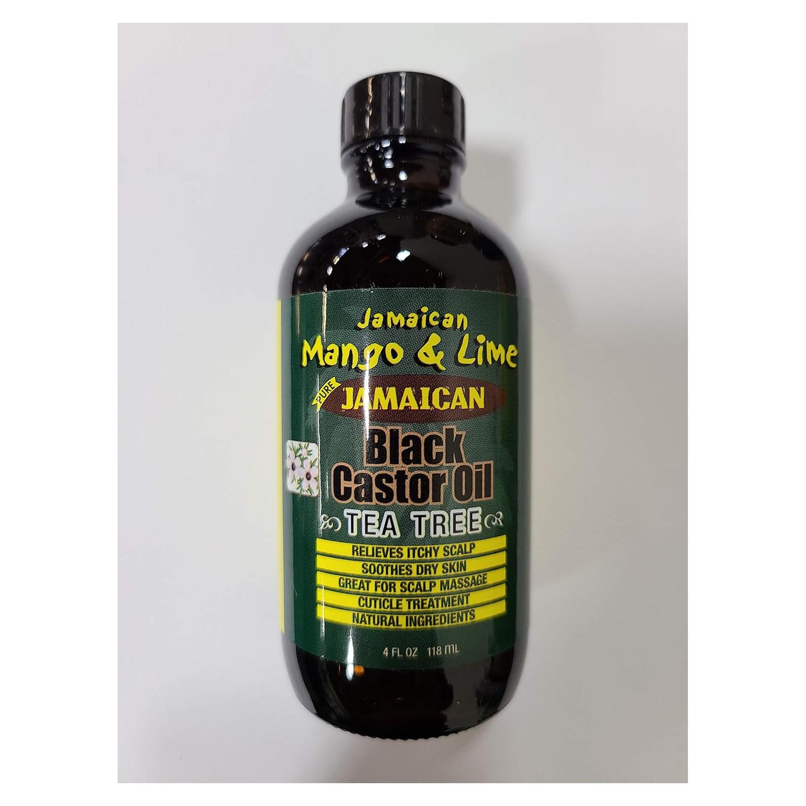 Aceite de Ricino Negro Jamaicano Árbol de Té 118 ml Hidratante