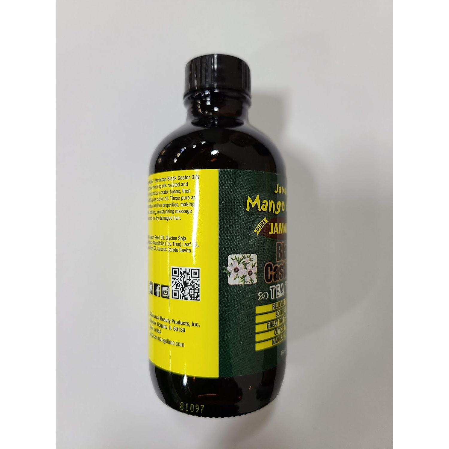 Aceite de Ricino Negro Jamaicano Árbol de Té 118 ml Hidratante