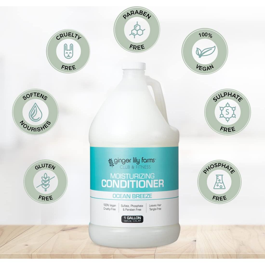 Acondicionador Hidratante Ginger Lily Farms 3.78 L Brisa Oceánica