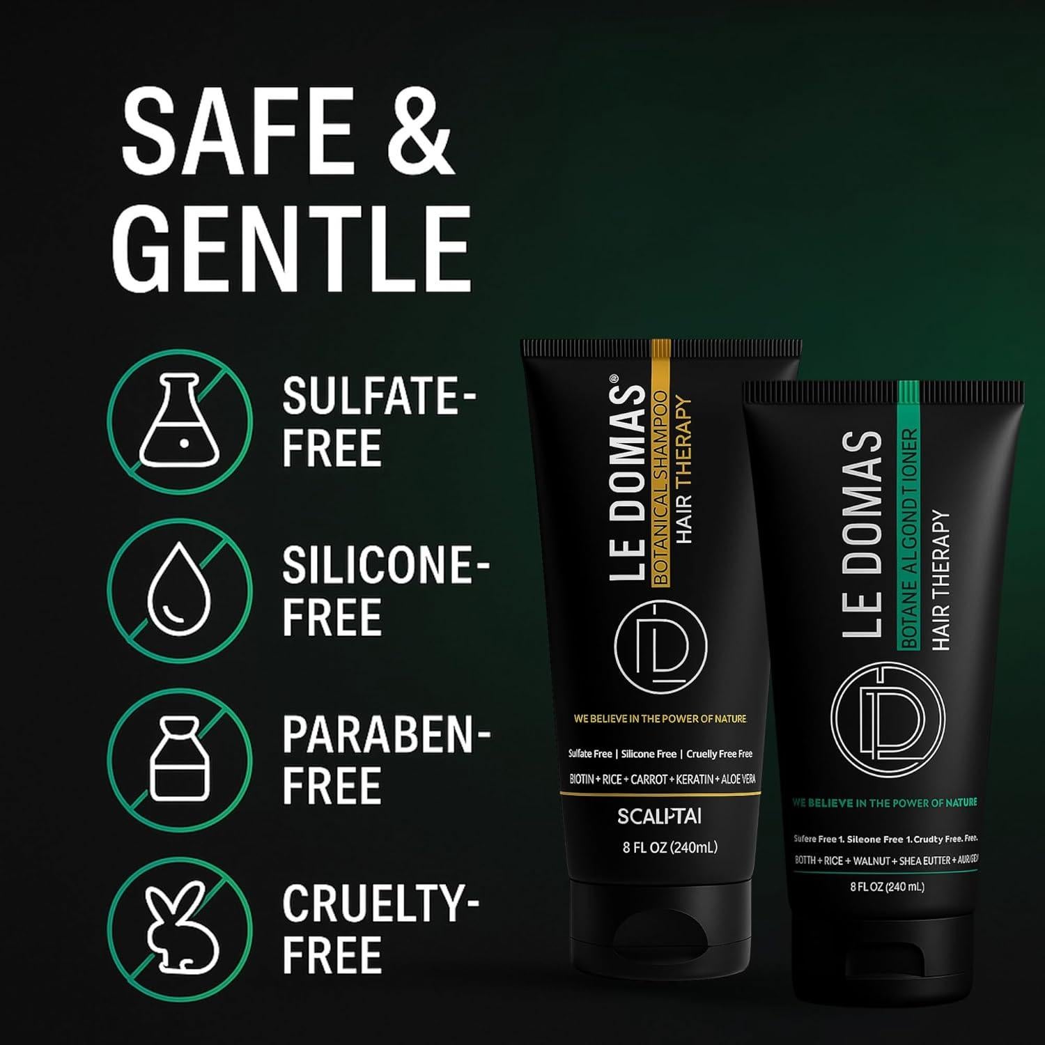 Champú y Acondicionador Botánico Le Modas 2PACK - Hidratante