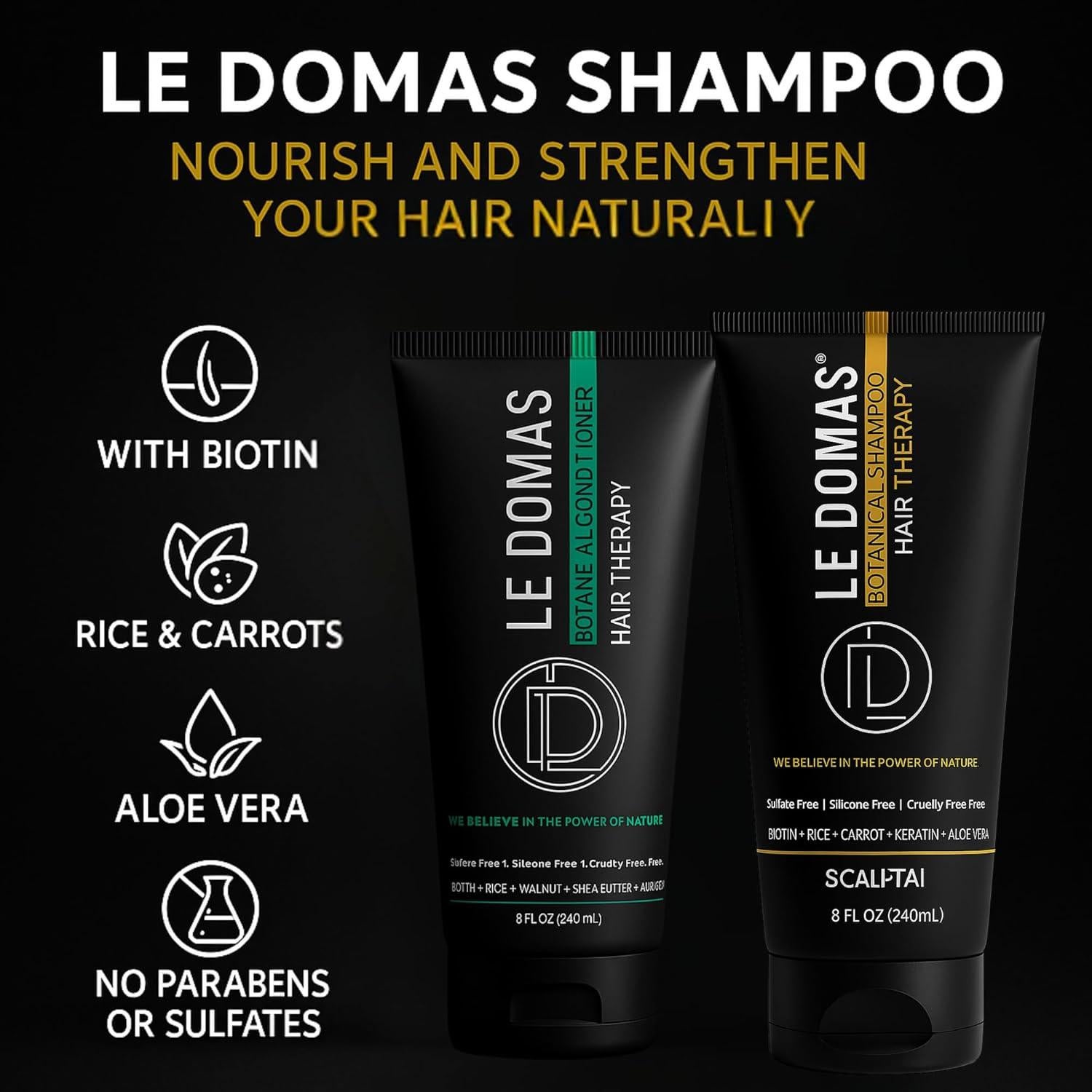 Champú y Acondicionador Botánico Le Modas 2PACK - Hidratante