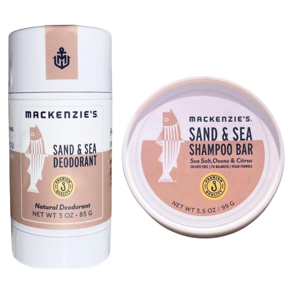 Desodorante y Champú en Barra MacKenzie Sand & Sea - Viaje