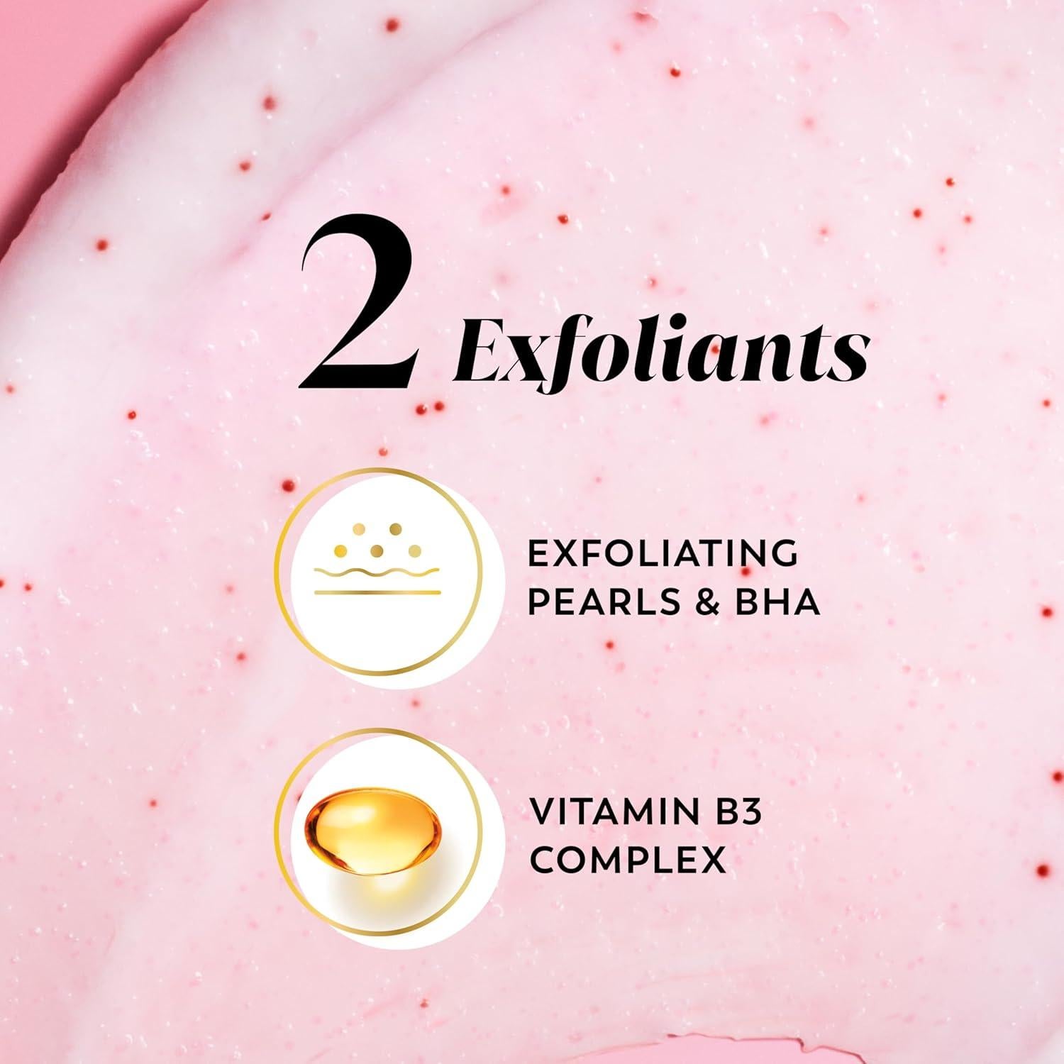 Exfoliante Mineral Indulgente Olay 311 g - Rosa Silvestre y Cereza