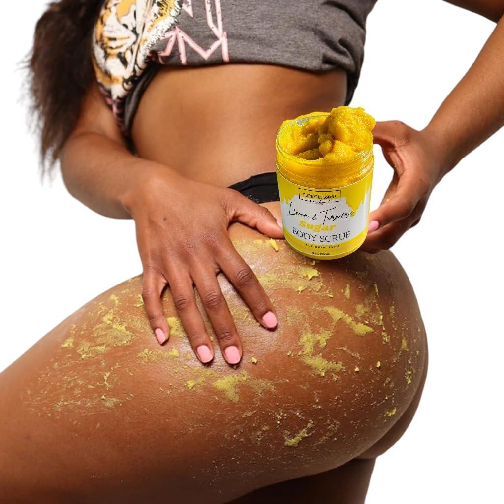 Exfoliante Corporal Iluminador PureBellissimo 408g Cúrcuma y Limón