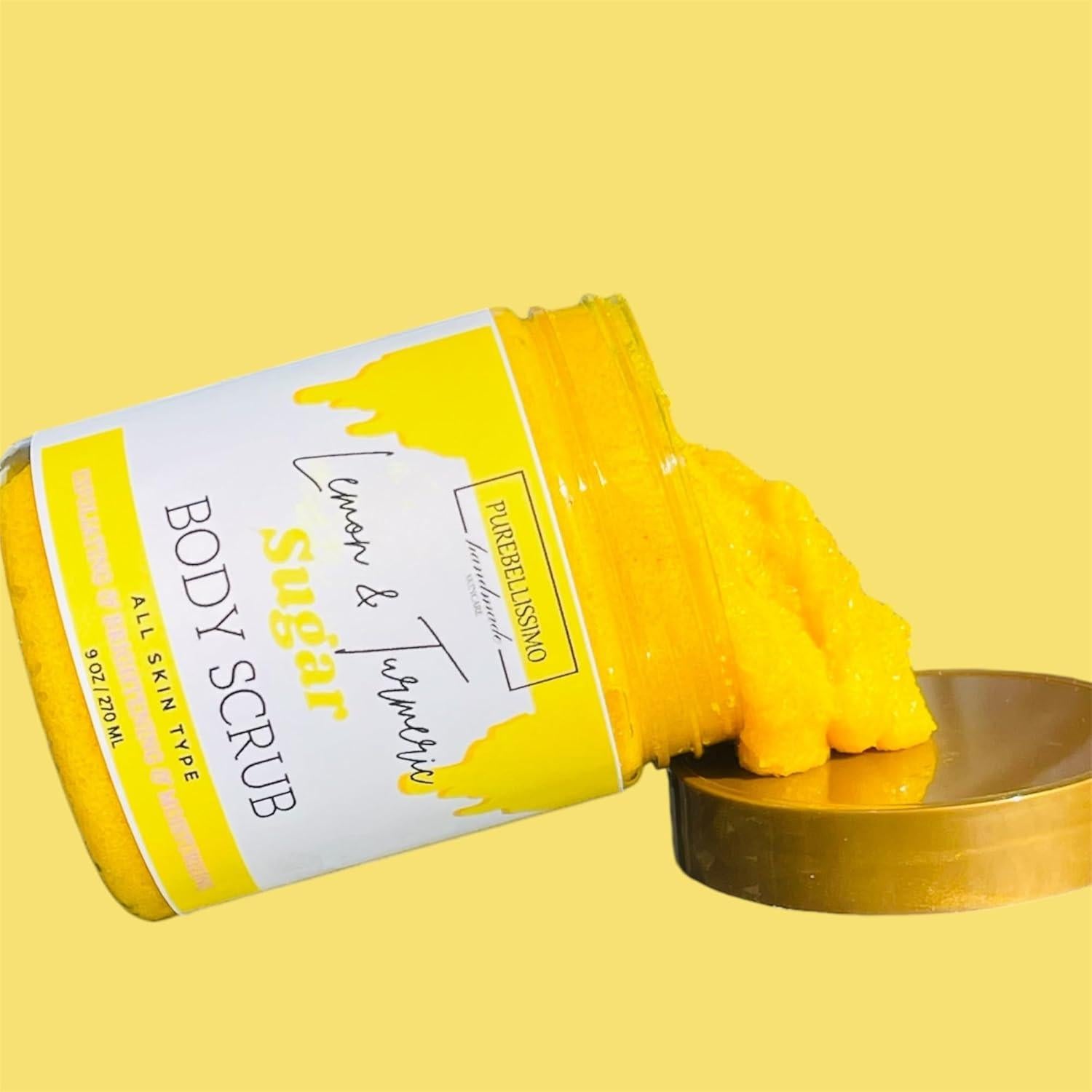 Exfoliante Corporal Iluminador PureBellissimo 408g Cúrcuma y Limón