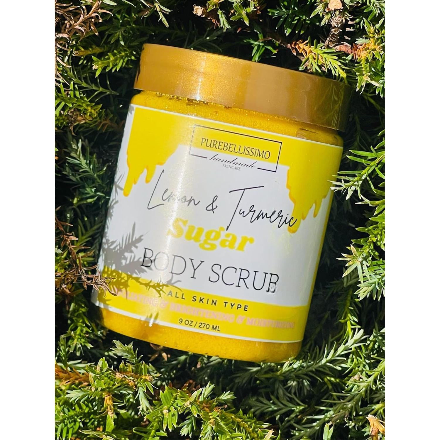 Exfoliante Corporal Iluminador PureBellissimo 408g Cúrcuma y Limón