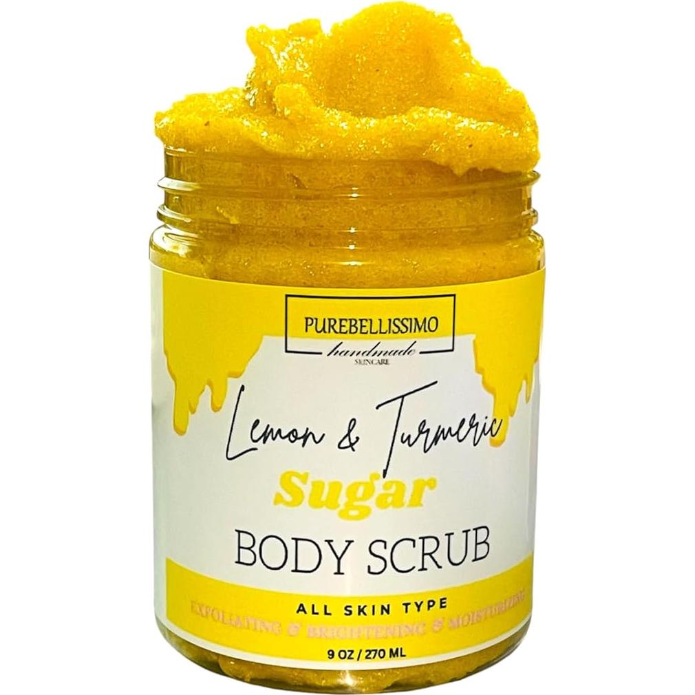 Exfoliante Corporal Iluminador PureBellissimo 408g Cúrcuma y Limón