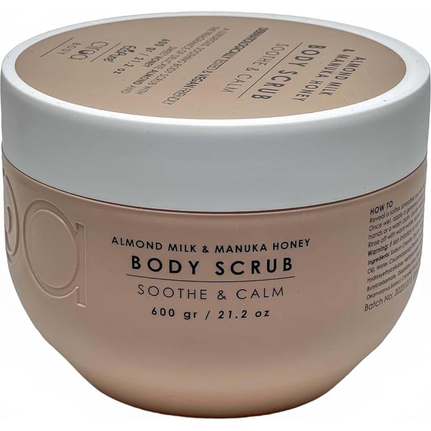 Exfoliante Corporal Ciroa 600g Leche de Almendra y Miel