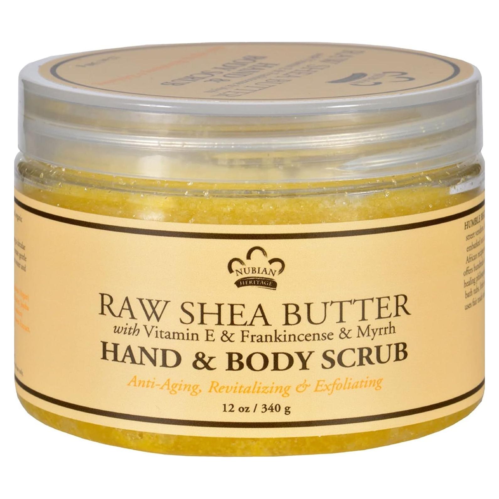 Exfoliante de Baño Nubian Heritage con Karité 340g