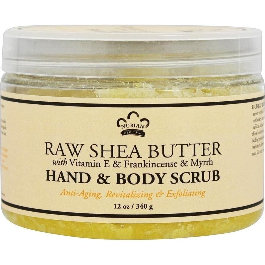 Exfoliante de Baño Nubian Heritage con Karité 340g