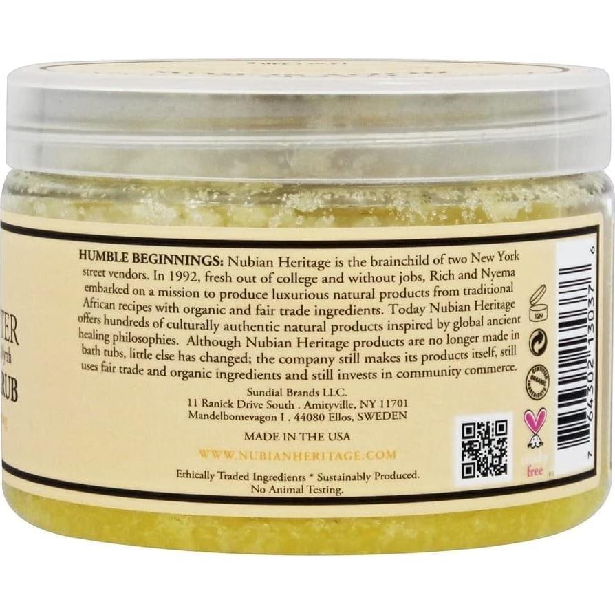 Exfoliante de Baño Nubian Heritage con Karité 340g