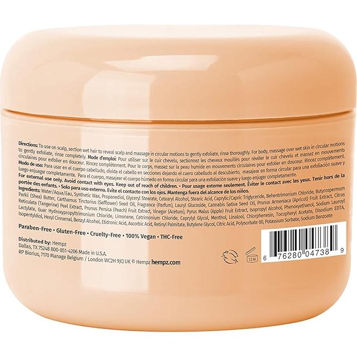 Exfoliante Cremoso Hempz Beauty para Cuero Cabelludo y Cuerpo 207g