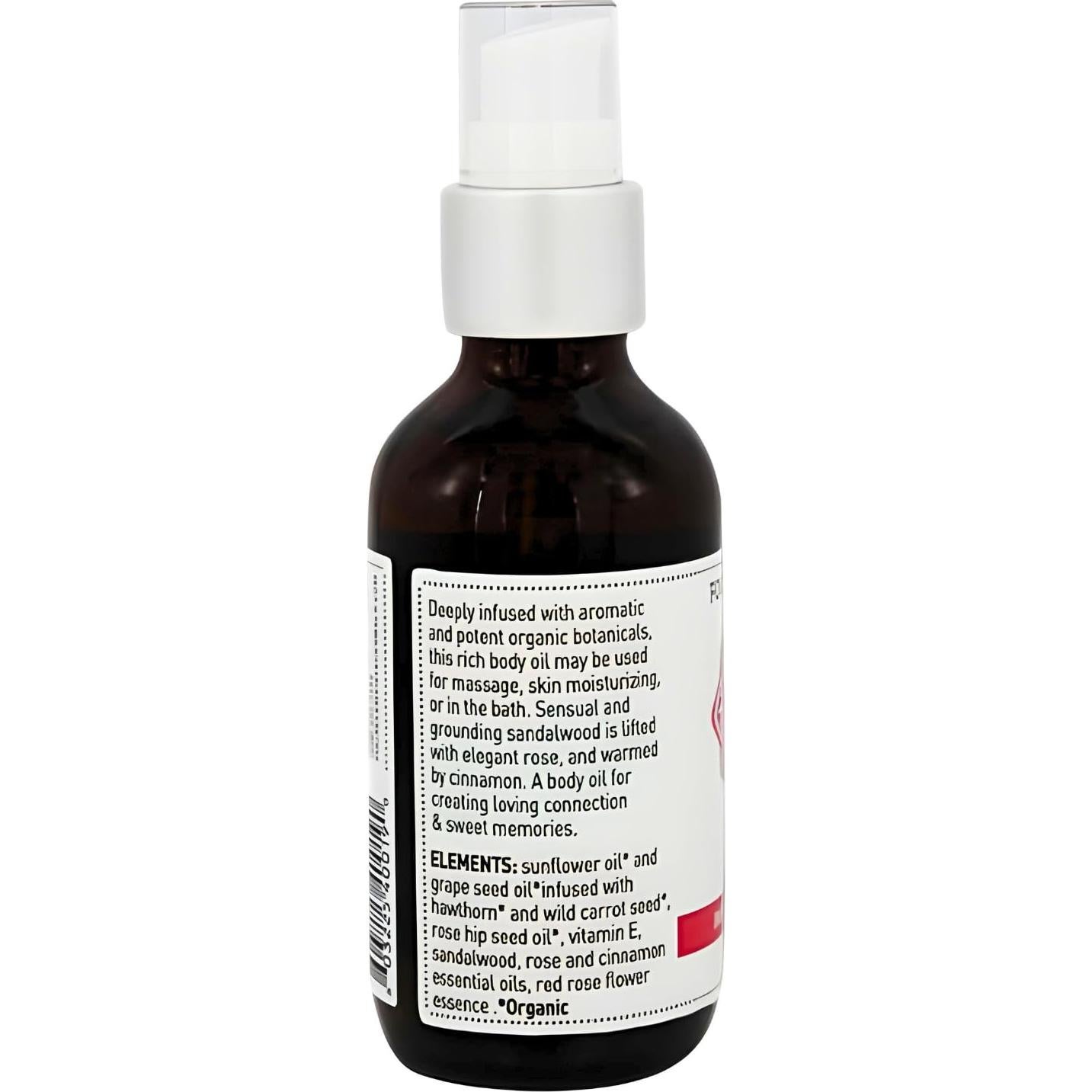 Aceite Corporal Orgánico Cuatro Elementos 118 ML - Hidratante