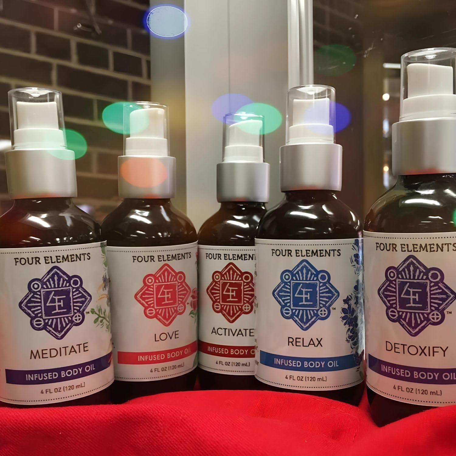 Aceite Corporal Orgánico Cuatro Elementos 118 ML - Hidratante