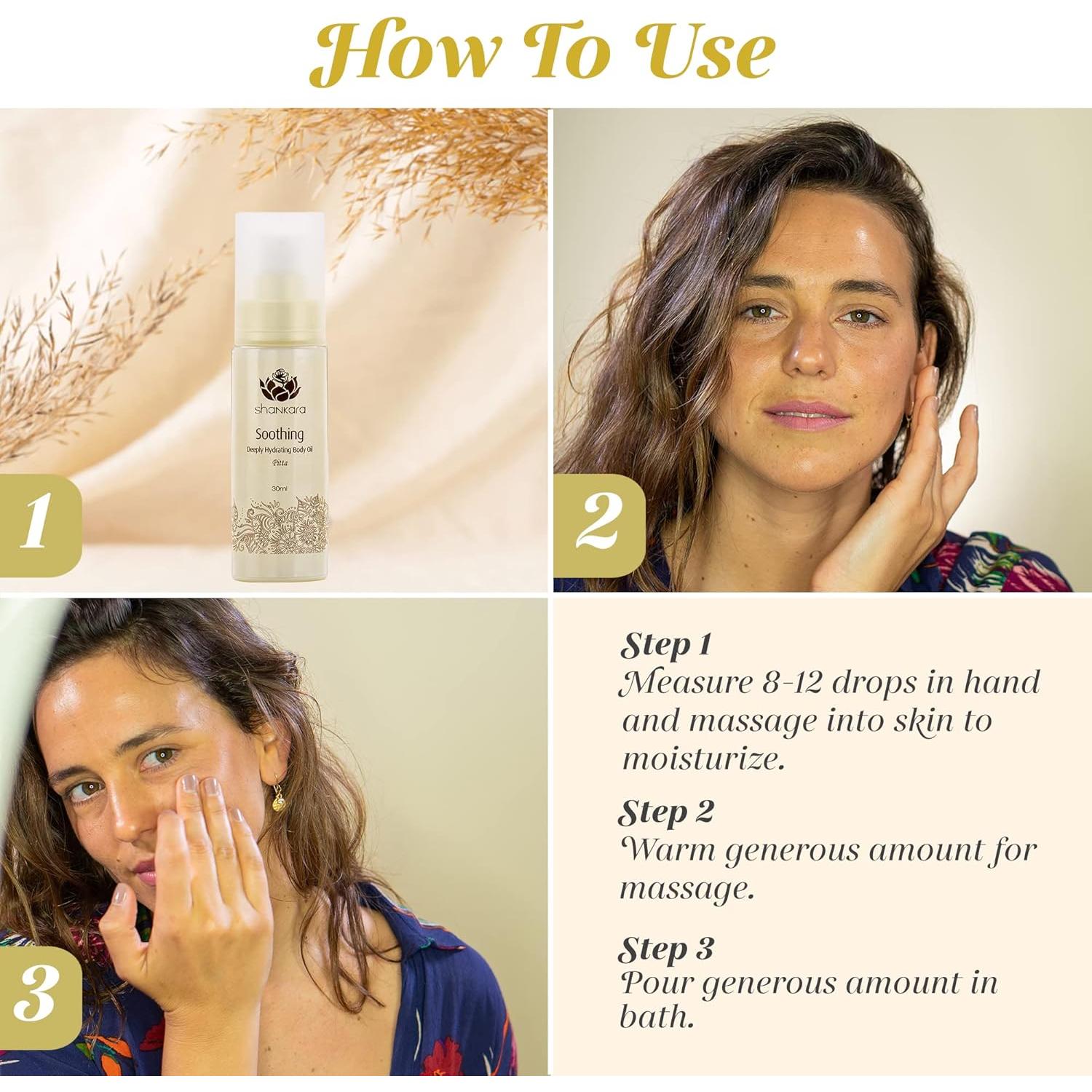 Aceite Corporal Calmante Shankara 30ml - Hidratante y Relajante