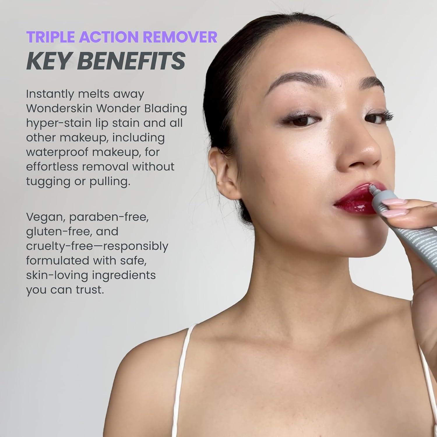 Desmaquillante Wonderskin Wonder Blading 20g - Acción Triple