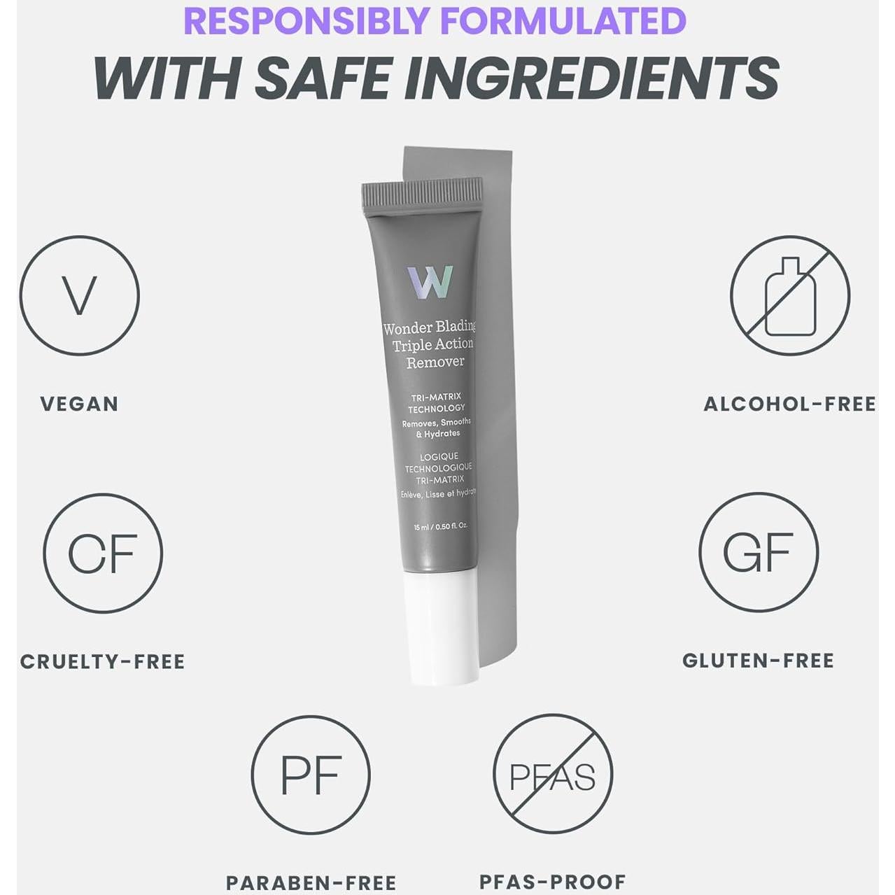 Desmaquillante Wonderskin Wonder Blading 20g - Acción Triple