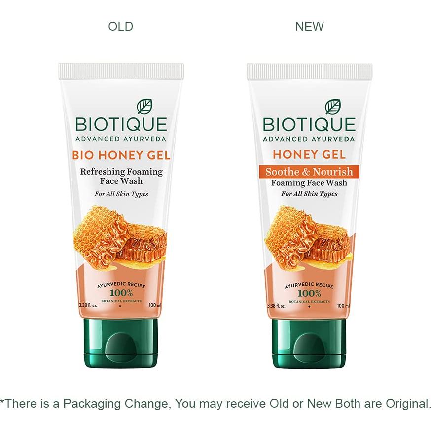 Gel Espumoso Refrescante Biotique con Miel 150ml