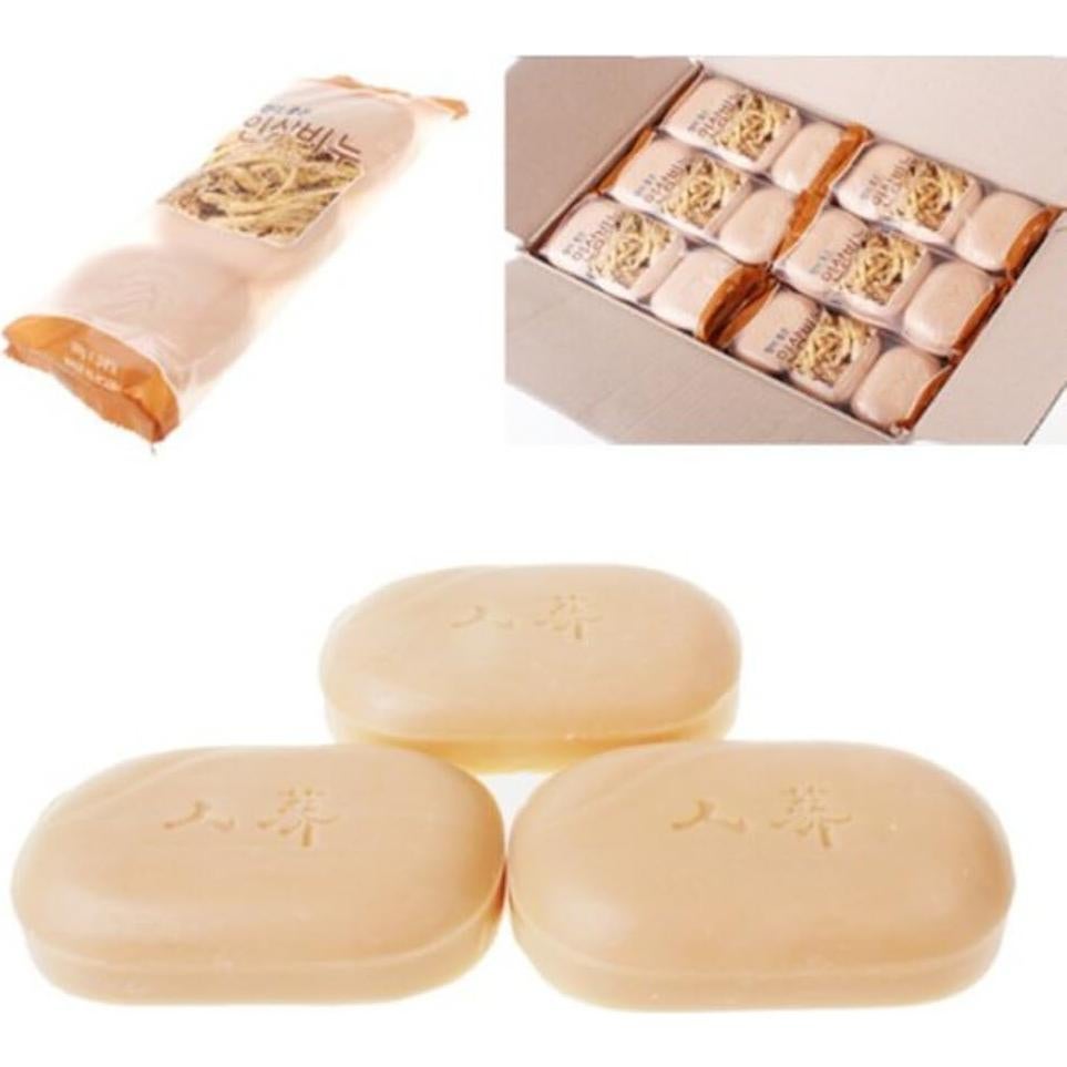 Jabón Corporal y Limpiador Facial Ginseng Rojo K.Korea 70g