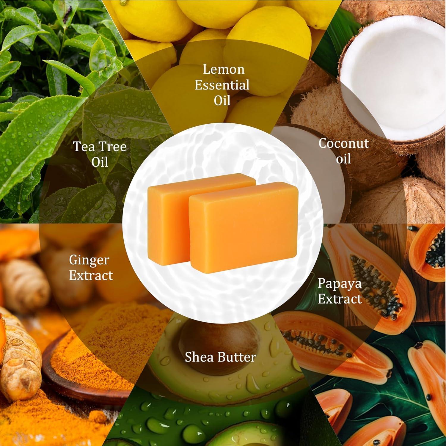 Jabón Natural de Papaya y Limón PALFICAB - 2 Barras 198g