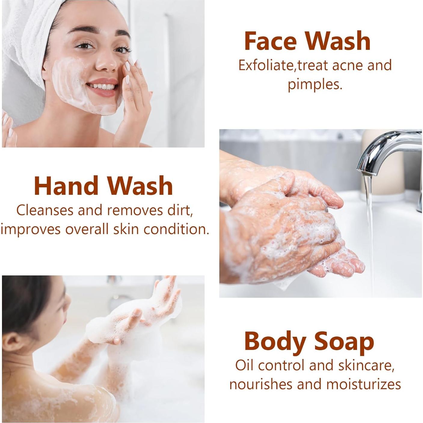 Jabón Natural de Papaya Palficab - Exfoliante Suave 3 Barras