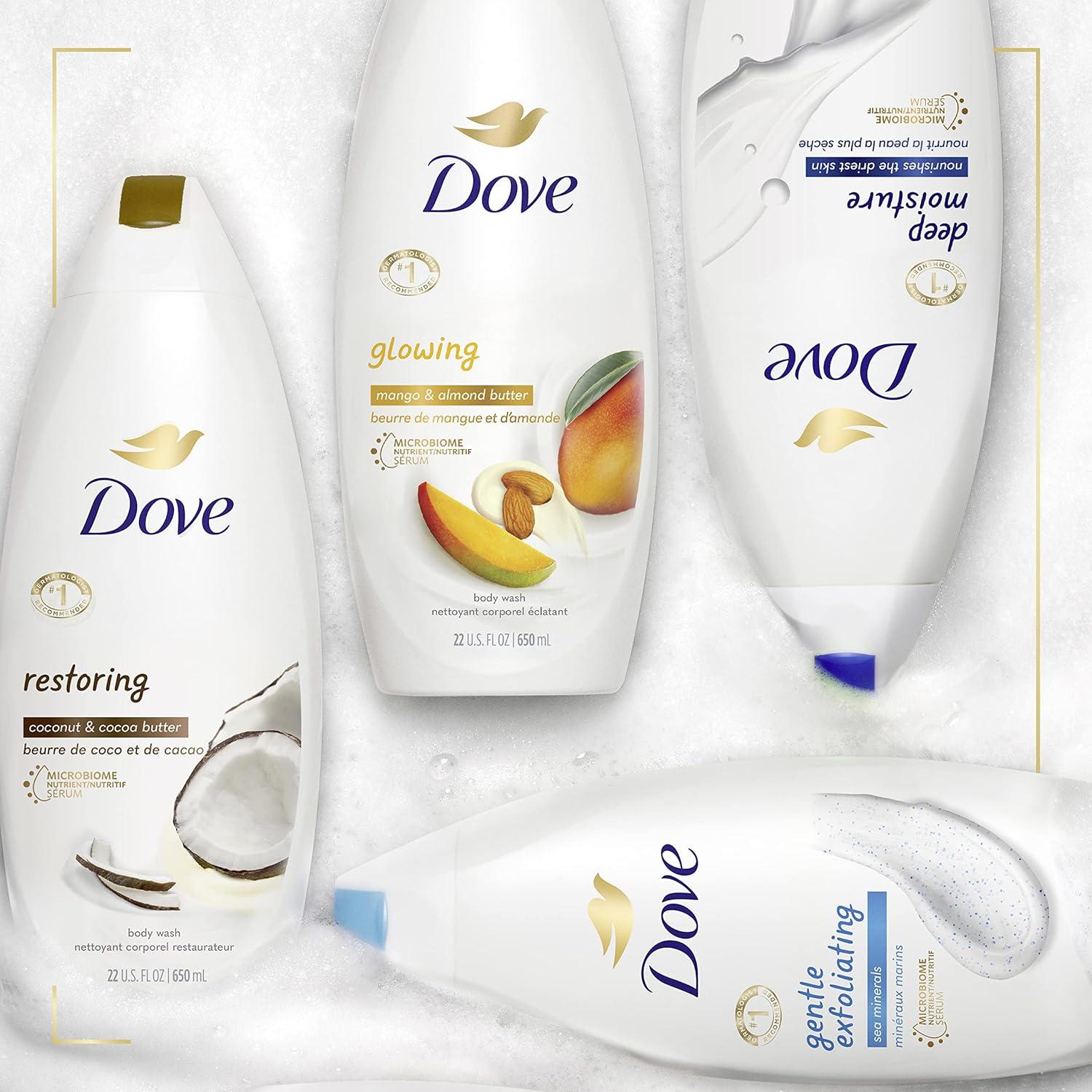 Dove Lavado Corporal 4x620ml Manteca de Coco y Cacao