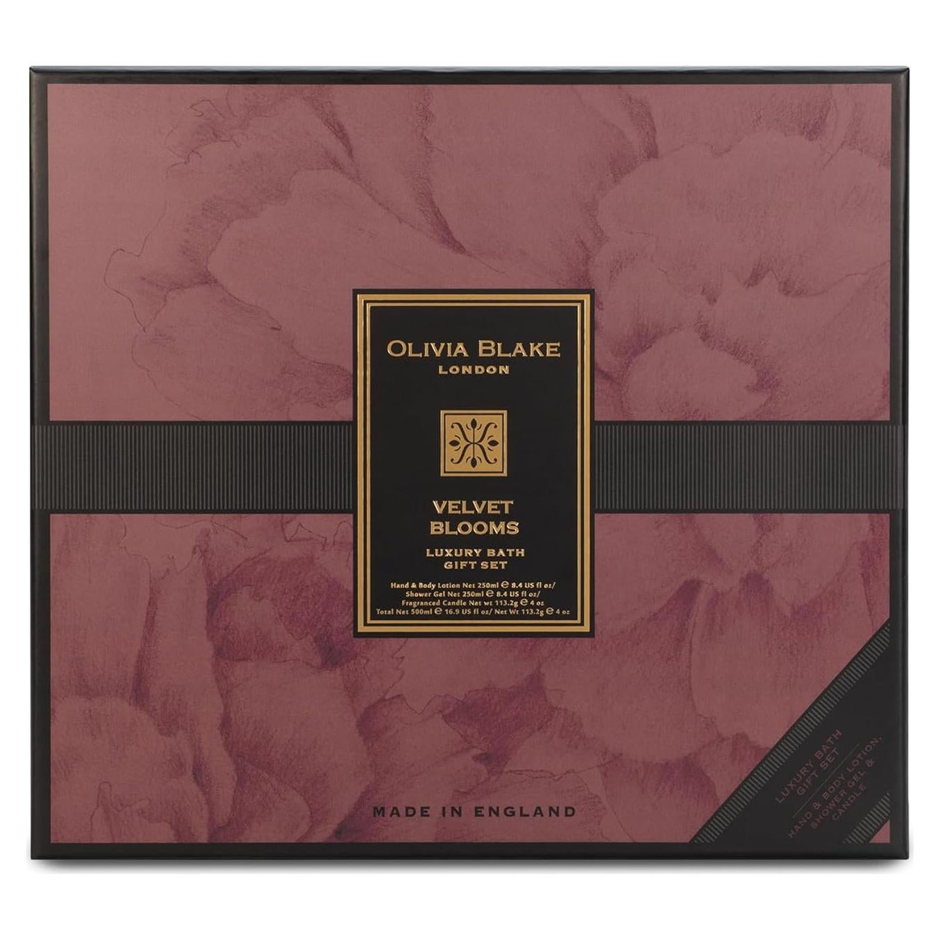 Conjunto de Regalo Olivia Blake Velvet Blooms - Gel, Loción y Vela