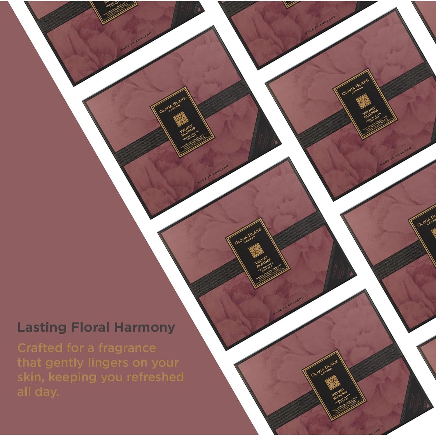 Conjunto de Regalo Olivia Blake Velvet Blooms - Gel, Loción y Vela