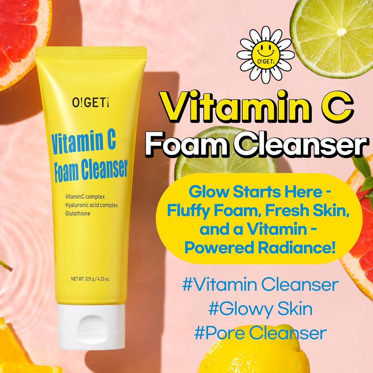 Limpiador Espumoso Facial Triple Vitamina C 119g - Ecológico