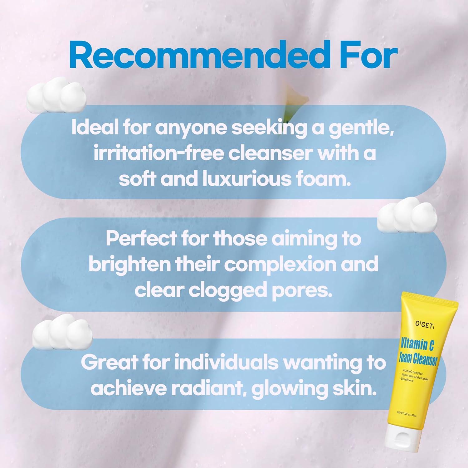 Limpiador Espumoso Facial Triple Vitamina C 119g - Ecológico