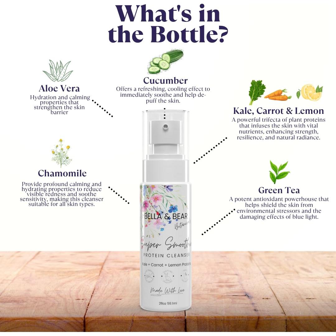 Limpiador Facial Hidratante Bella & Bear Super Smoothie 56g