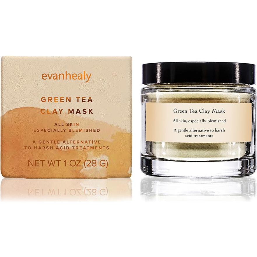 Máscara de Arcilla Verde Evanhealy 59g - Exfoliante y Purificante