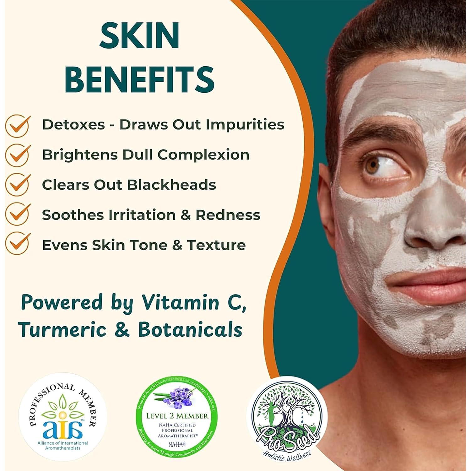 Mascarilla de Arcilla ProSeed con Cúrcuma y Vitamina C 90g