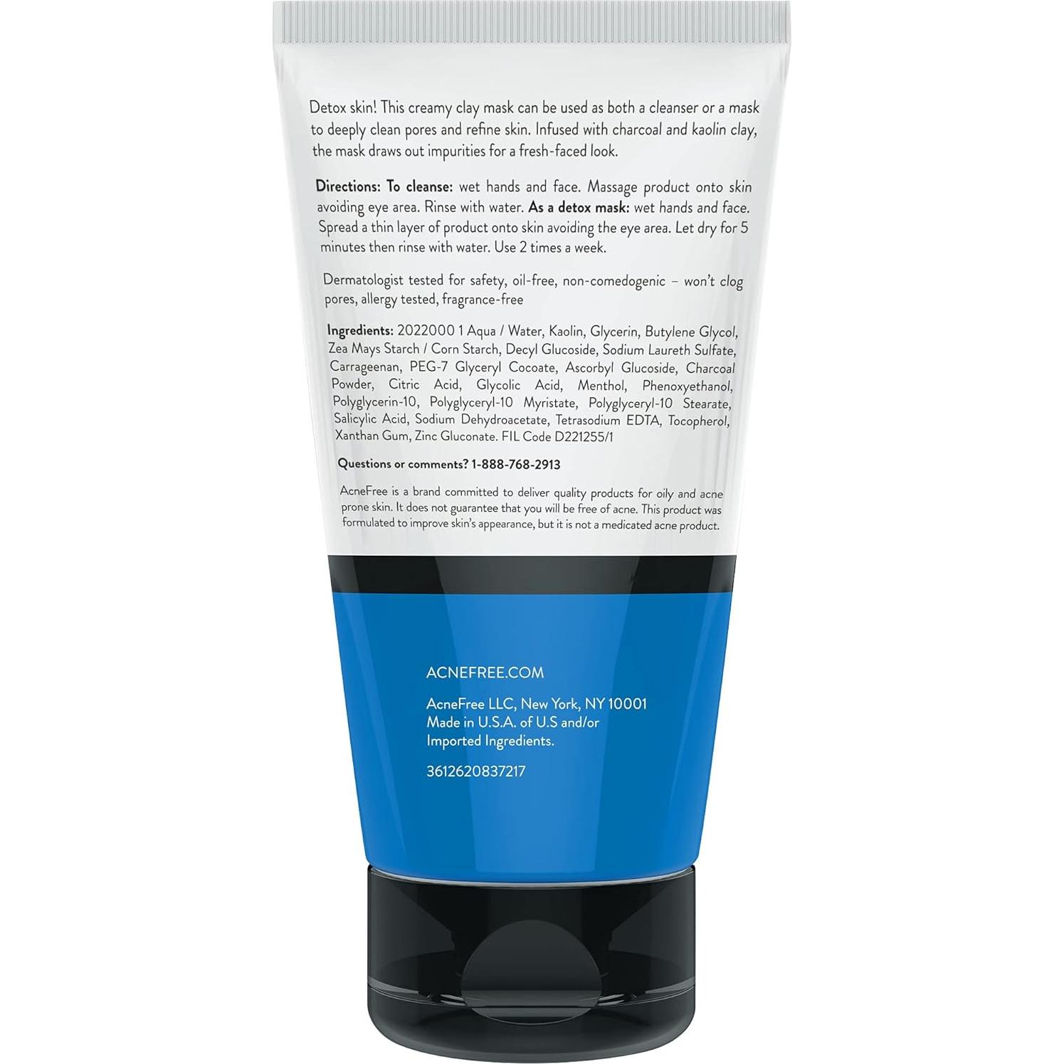 Máscara Detox de Arcilla Kaolin L'Oreal 150 ml para Piel Grasa