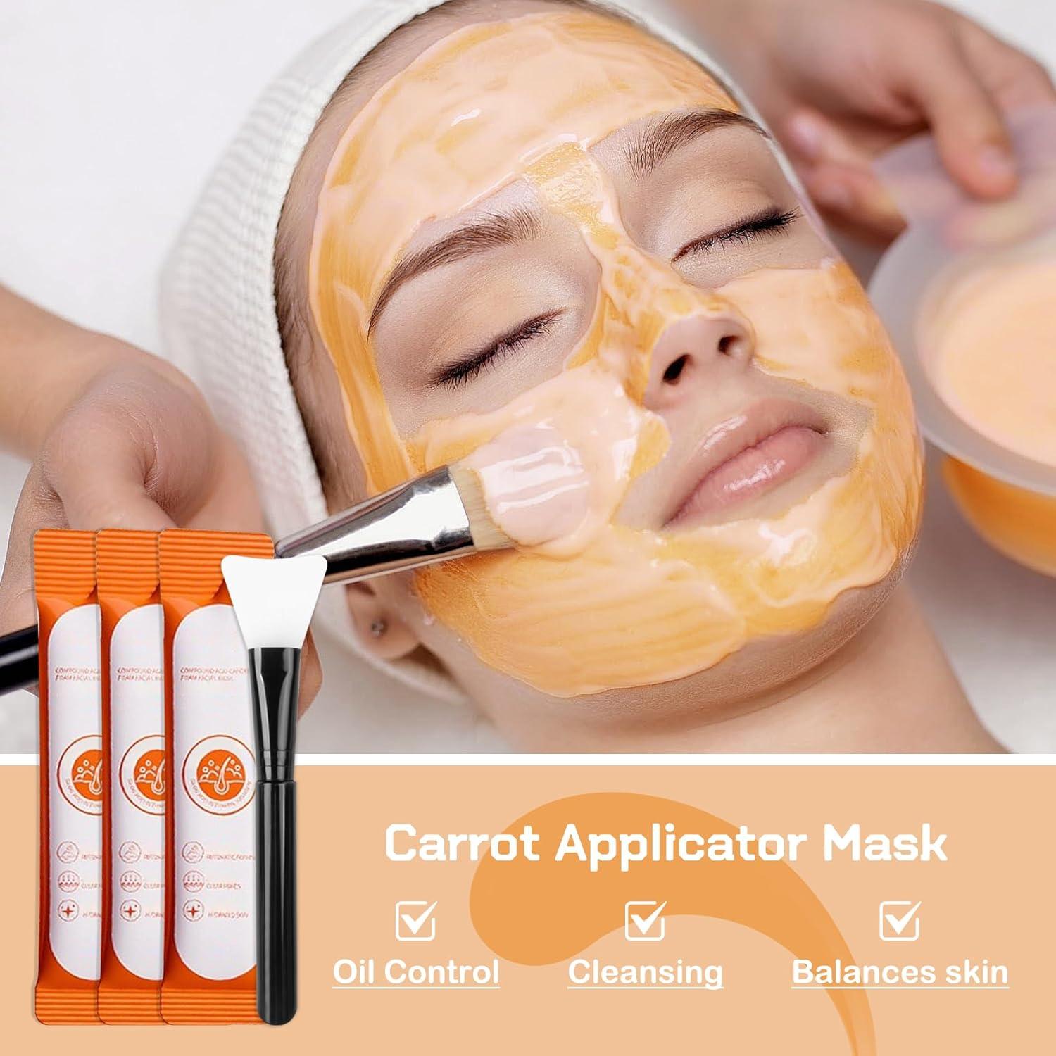 Mascarilla de barro QSLYUYUAN 30 Pods Kiwi Manzanilla Rosa 60g