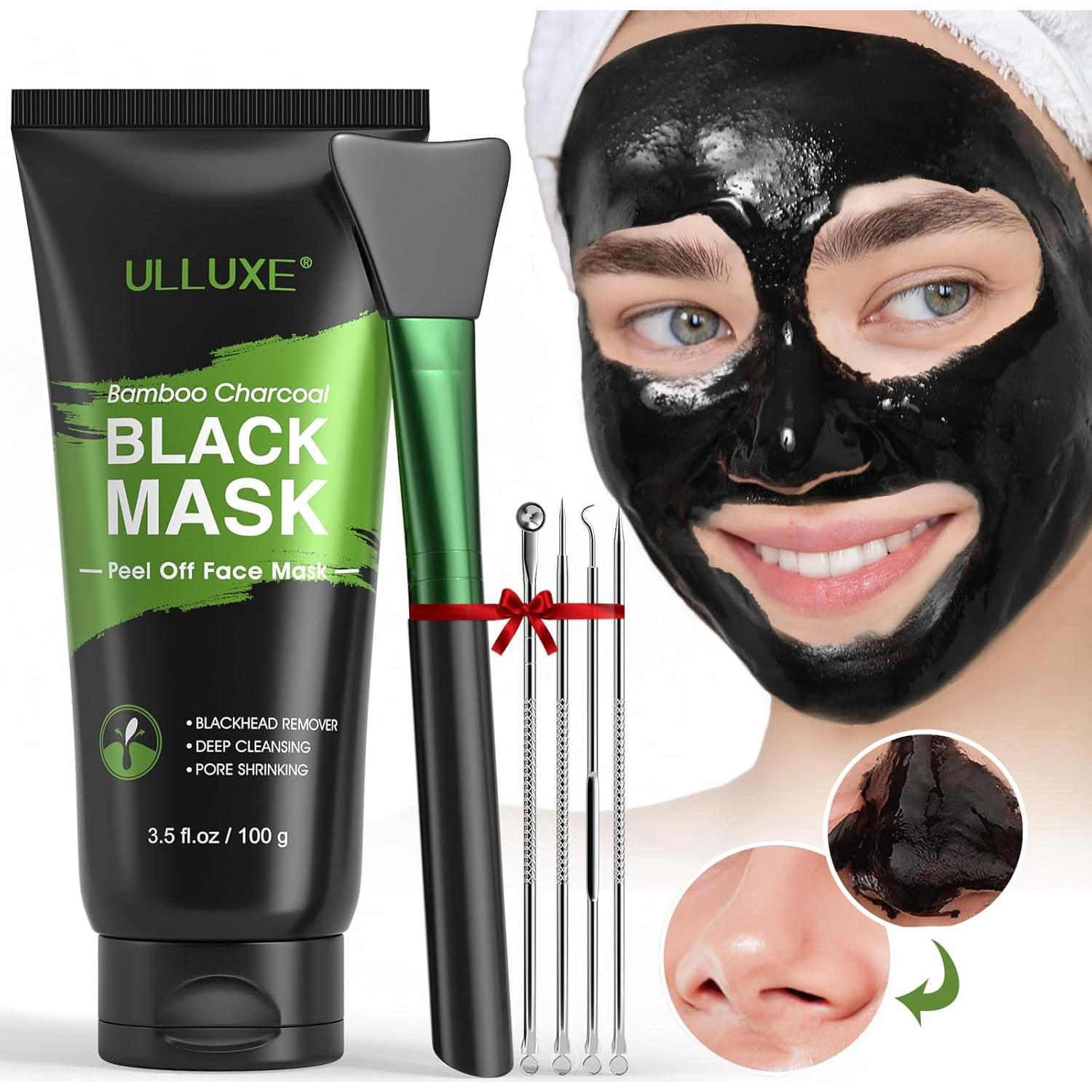 Kit de Mascarilla Facial Vegana Ulluxe con Cúrcuma y Vitamina C