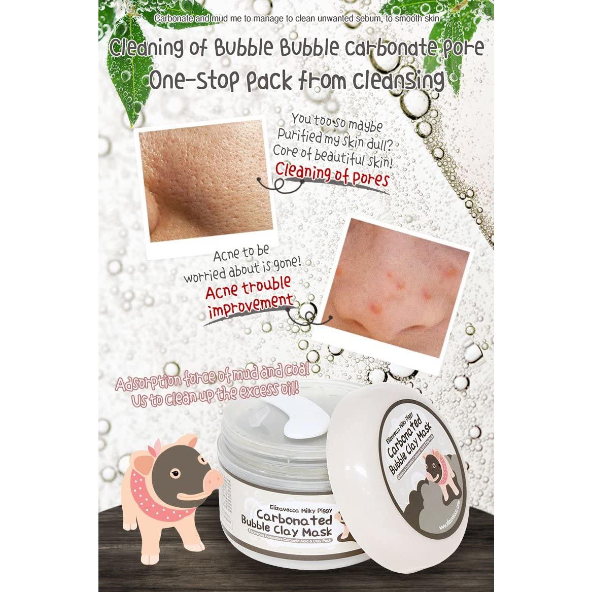 Mascarilla Espumosa de Arcilla Carbonatada Elizavecca 150g