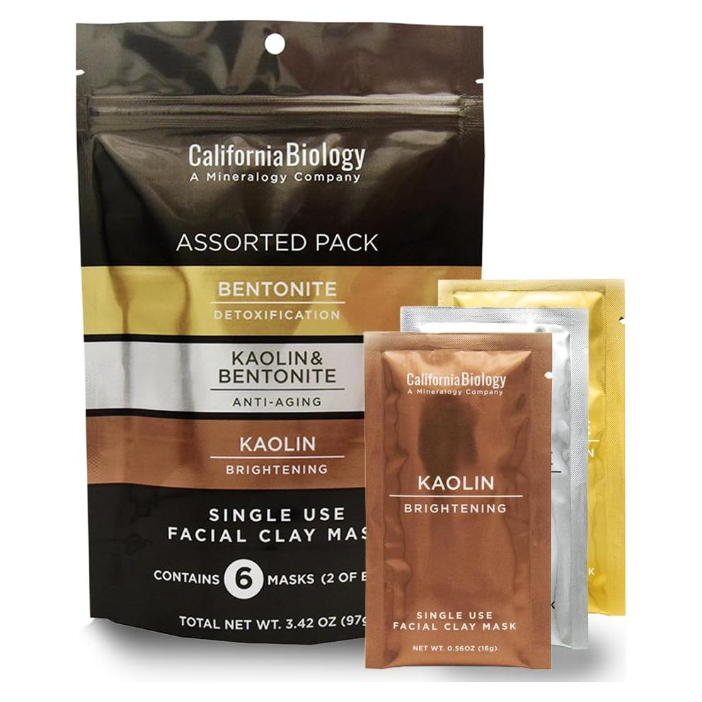 Mascarillas de Arcilla California Biology - 6 Unidades