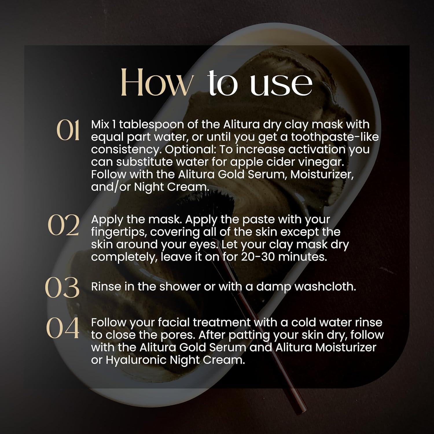 Mascarilla Facial de Arcilla Alitura 200g - Exfoliante y Antienvejecimiento