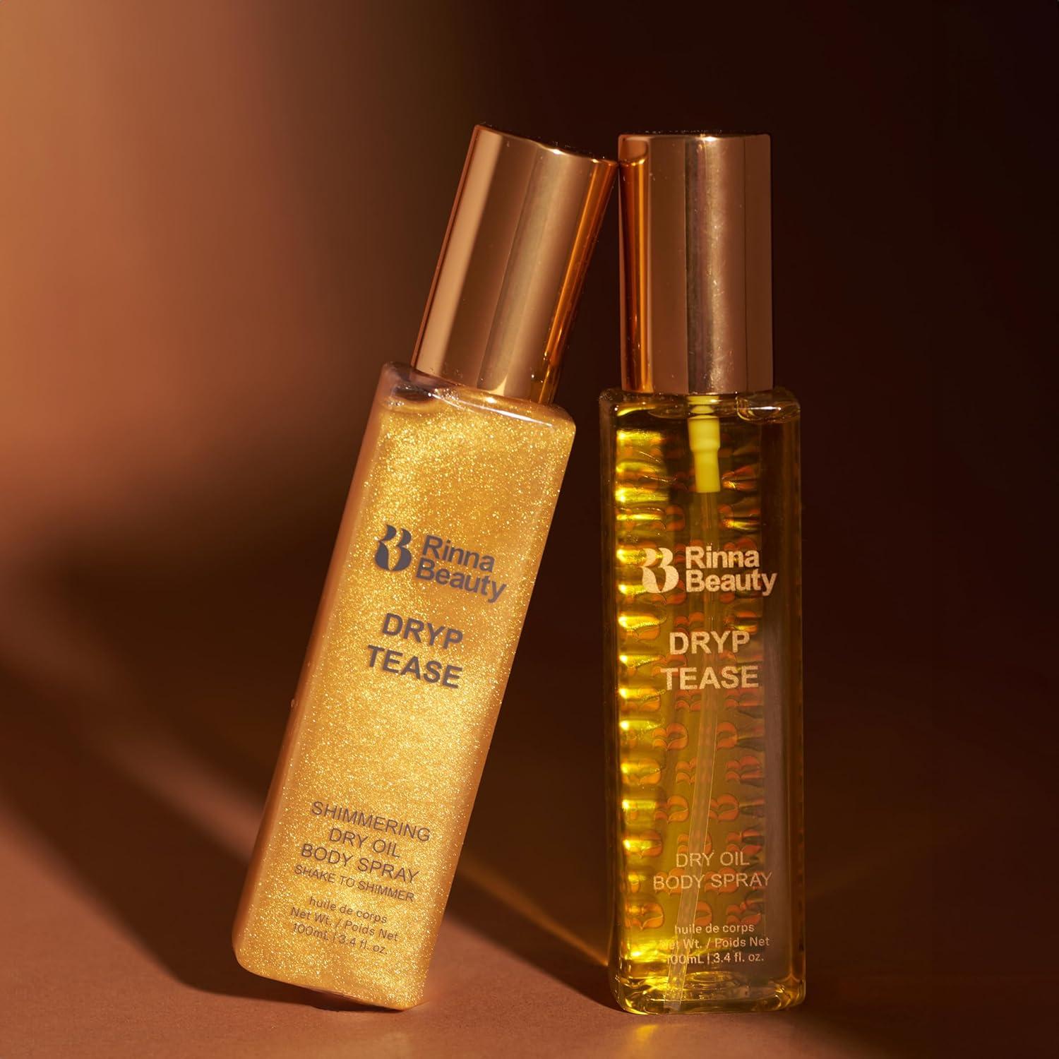 Spray de Aceite Corporal Seco Rinna Beauty Dryp Tease 100 mL - Brillante