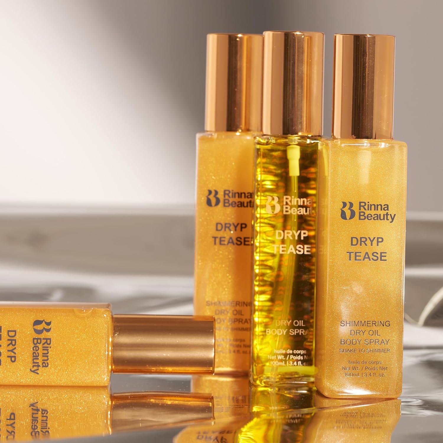 Spray de Aceite Corporal Seco Rinna Beauty Dryp Tease 100 mL - Brillante