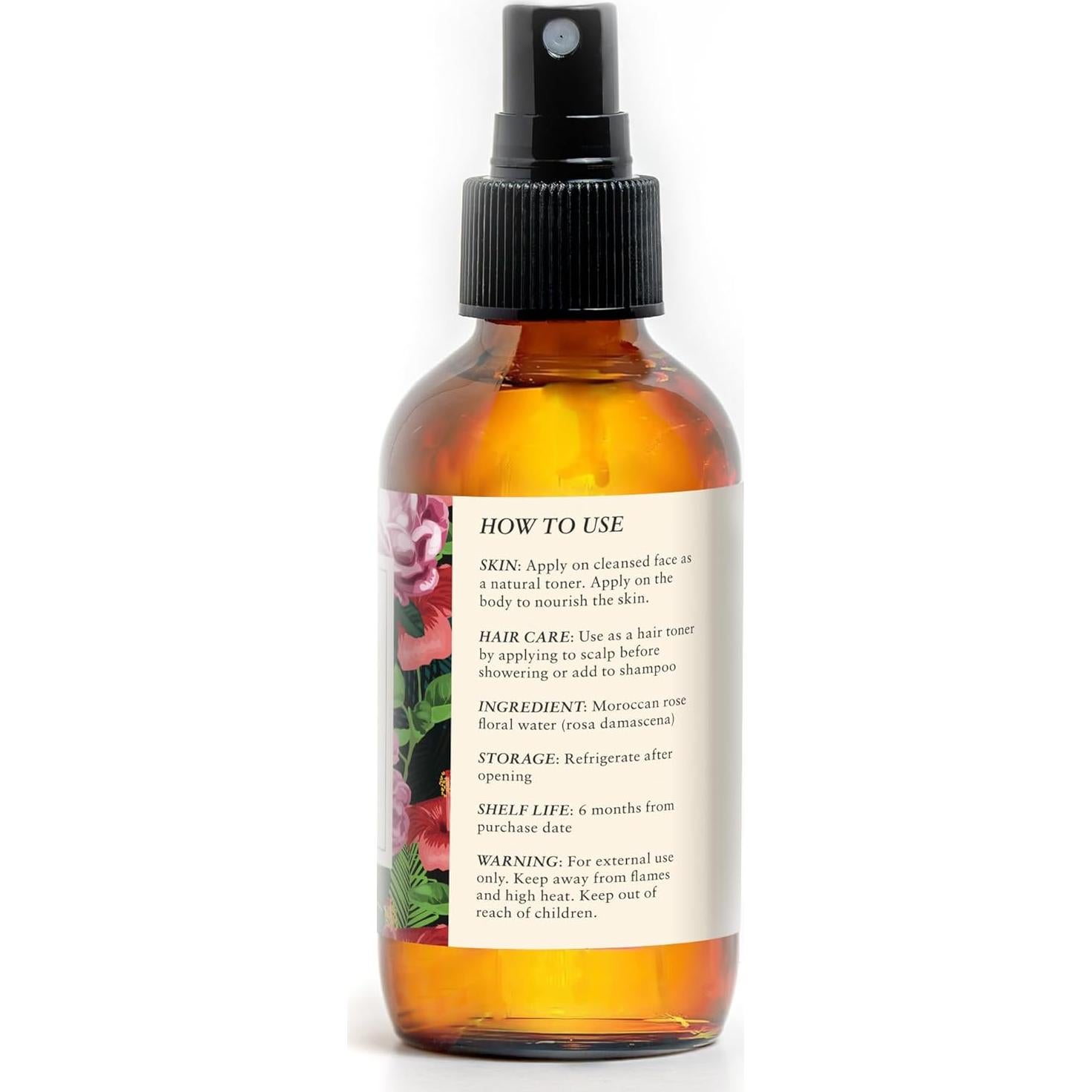 Spray de Agua de Rosa Baja Basics 118 ml - Tónico Facial Orgánico