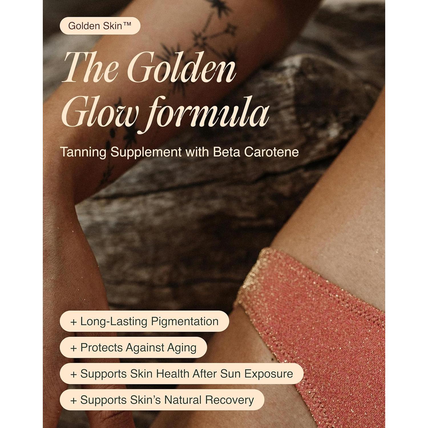 Suplemento de bronceado Ecosh 90 cápsulas con beta-caroteno