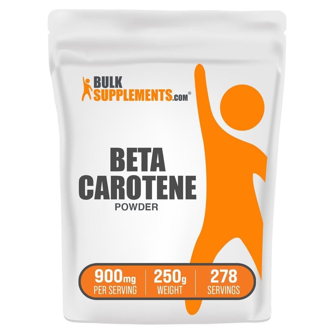 Polvo de Beta Caroteno BulkSupplements 250g - Vitamina A
