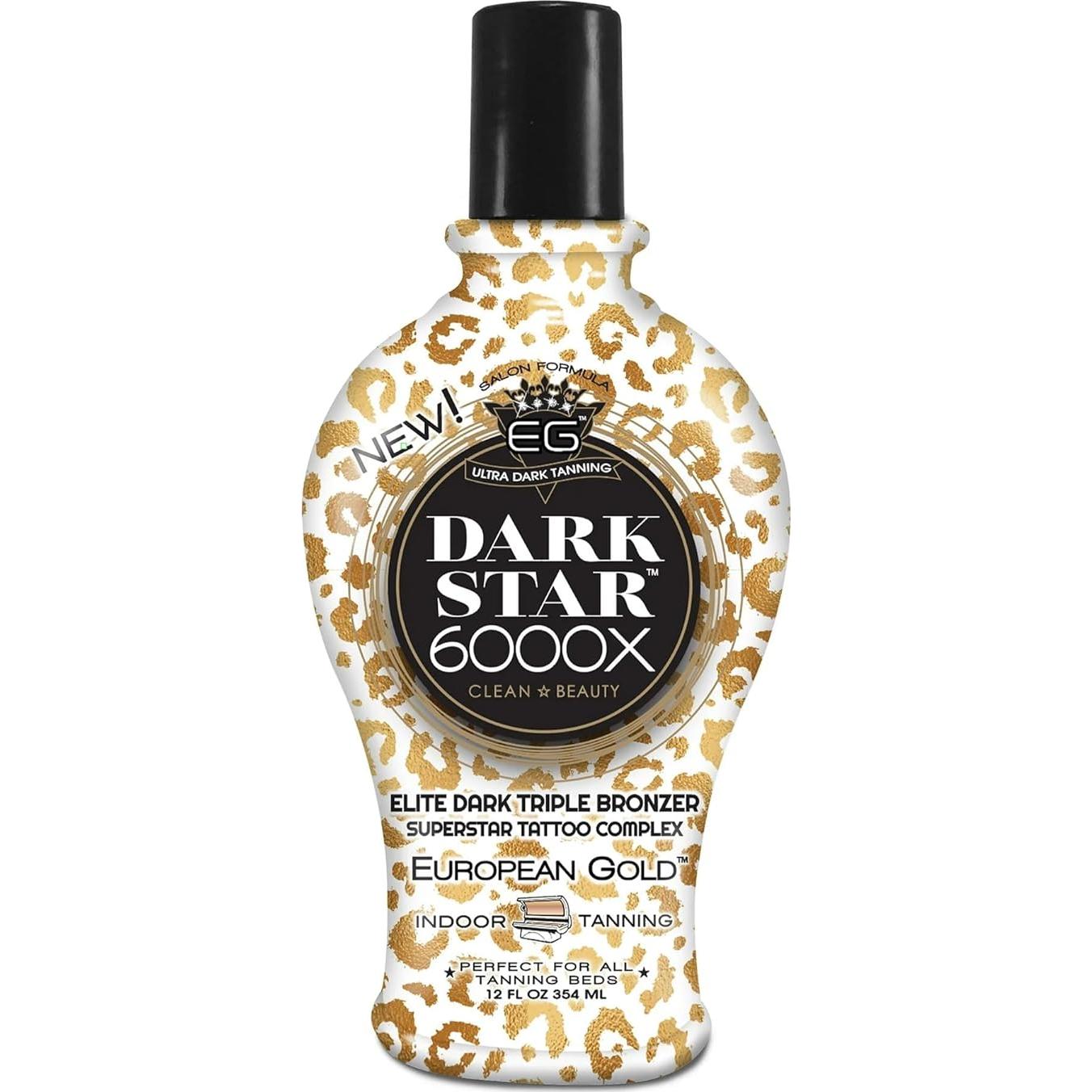 Loción bronceadora ultra oscura European Gold 6000X 340g